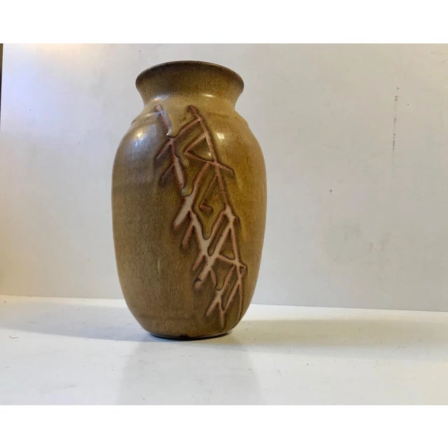 Danish Ceramic Vase by Aino Grib, 1970s For Sale - Image 9 of 9