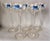 Antique Enameled Cordial Glasses With Swordfish Motif For Sale - Image 4 of 6