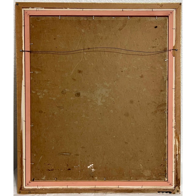 Attributed to Georges Noel, Abstract Expressionist Textured Art Informel Oil Painting Signed Noel For Sale - Image 17 of 17