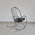 Bauhaus Rocking Chair in Chrome and Leather, 1960s For Sale - Image 4 of 11