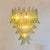 Contemporary Large Italian Murano Chandelier | 52 Handblown Green Glass Petals, Hollywood Regency Style For Sale - Image 3 of 6
