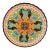 Mexican Talavera Pottery Colorful Wall Hanging Platter Serving Tray Table Top Display Marked For Sale