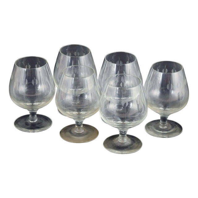 Port Wine Glasses by Per Lütken for Holmegaard, 1950s, Set of 6 For Sale