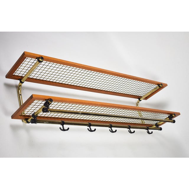 Gold Scandinavian Hatthylla Wall Hanger, 1970s For Sale - Image 8 of 10