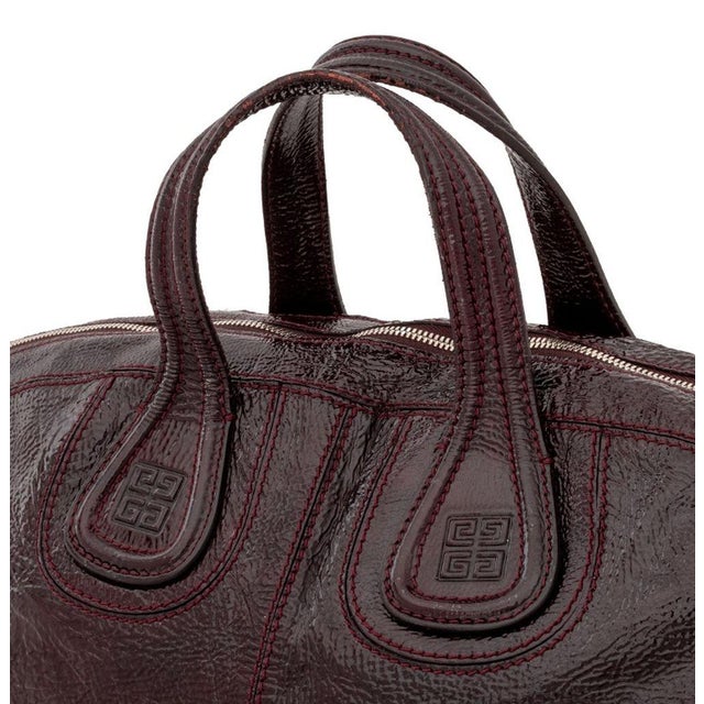 Givenchy Givenchy Patent Leather Nightingale Satchel For Sale - Image 4 of 10