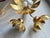 Vintage Floral Top Light Pendant Lamp in Brass and Chrome Steel, 1970s For Sale - Image 6 of 10