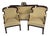 Viennese Biedermeier Sofa and Armchairs in Mahogany, 1810, Set of 3 For Sale