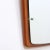 Mid-Century Modern Mid Century Teak Curved Landscape Mirror For Sale - Image 3 of 8