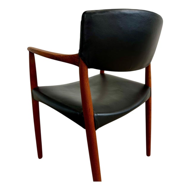 Ejner Larsen & Aksel Bender Madsen Teak Captain Chairs, 1950 For Sale In Chicago - Image 6 of 6