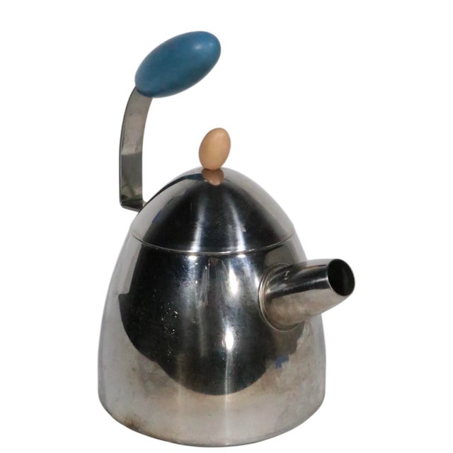Wood Post Modern Alessi Model 9093 Designed by Michael Graves C. 1980's For Sale - Image 7 of 11