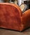 Early 20th Century French Art-Deco Brown Leather Two-Seat Club Sofa For Sale - Image 11 of 11