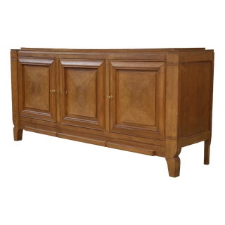 Vintage Art Deco Oak Sideboard, 1940s For Sale