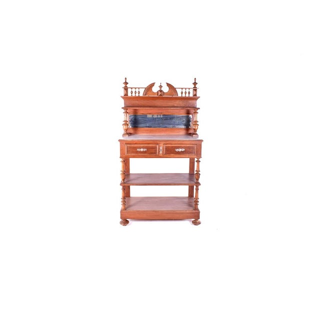 20th Century Henry II Cabinet in Walnut, 1900s For Sale - Image 4 of 4