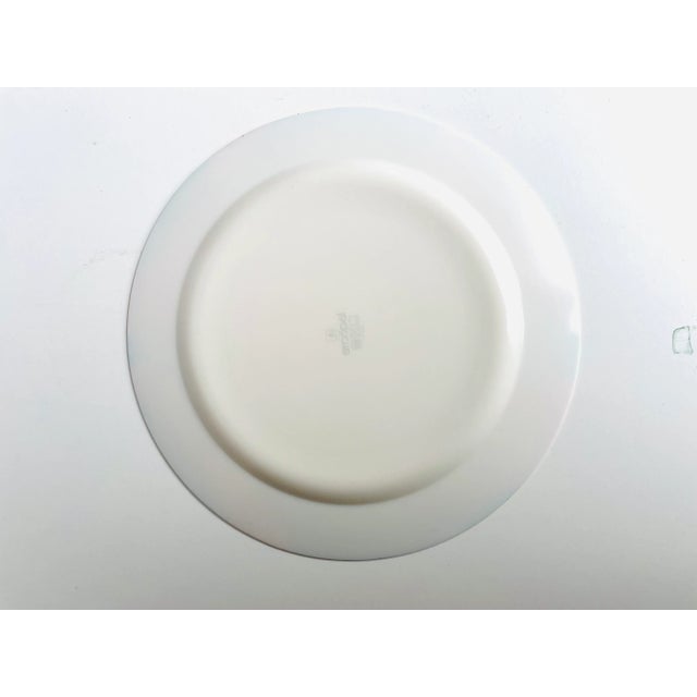 1970s 1970s Vintage Arcopal France Abstract, Multi Color Opal Glass Charger/ Chop Plate For Sale - Image 5 of 6