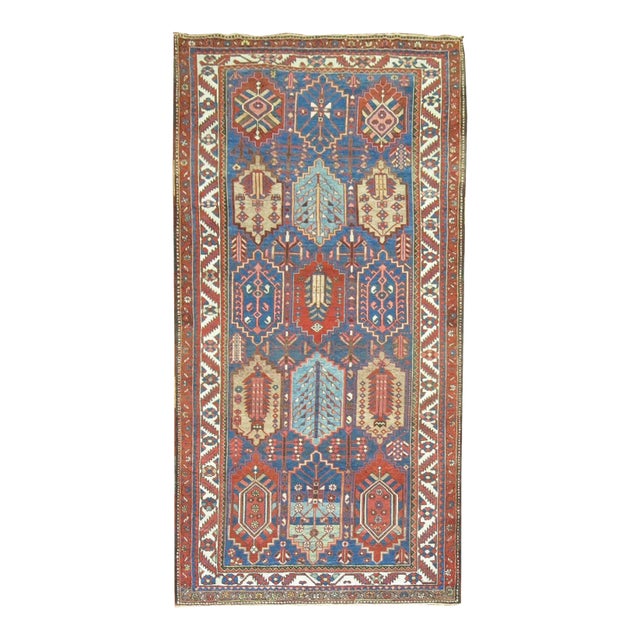 Early 20th Century Tribal Persian Bakhtiari Rug For Sale