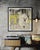 Figurative Good Night Hotel (Right Panel) by Steve Moors, 31"x31" Framed For Sale - Image 3 of 13