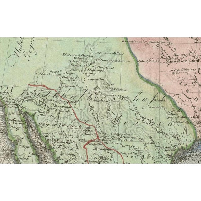 Large Antique Map of North America, 1806 For Sale - Image 10 of 13