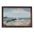 Vintage Cosman Coastal Lighthouse Impressionist Oil Painting on Masonite Board – Framed For Sale