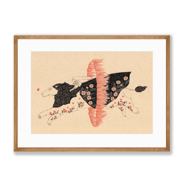 Contemporary Art Print by Sugimoto Sanae "Swift Horse" For Sale - Image 9 of 11