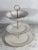 1990s Carico China Chantilly 3-Tiered Cake Stand For Sale - Image 4 of 13