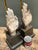 Vintage Ceramic Hand Sculpture Table Lamps - A Pair For Sale - Image 10 of 16