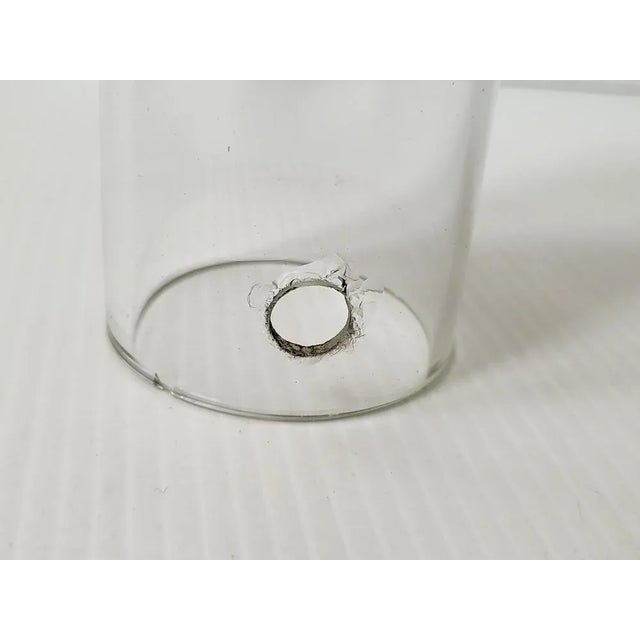 1950s Mid-Century Table Lamp in Steel & Glass, 1950s For Sale - Image 5 of 13