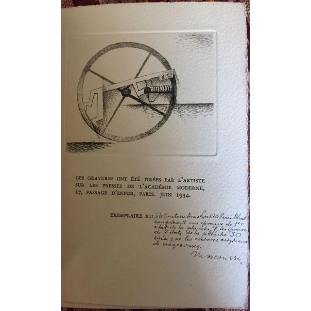 Eaux-fortes pour les Alcools de Guillaume Apollinaire - Paris, 1934 1934 For Sale - Image 10 of 18