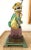 Vintage Foo Dog Lamp With Pleated Shade For Sale In Miami - Image 6 of 9