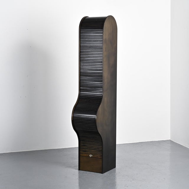 Model 5822 Roll-Top Secretary by Klaus Vogt for Thut Möbel, 1970 For Sale - Image 3 of 18