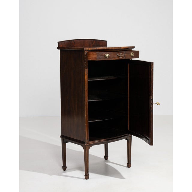 19th Century France Georgian Brown Wood Storage Cabinets & Cupboards For Sale - Image 11 of 11