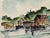 Original watercolor on paper by Henry Emil Salloch, also known as Heinz Emil Salloch, the German-born American artist and...