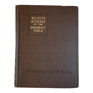 Vintage Holmes Autocrat of the Breakfast Table Book For Sale