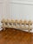 Victorian Set of 6 Cast Iron Interlocking Garden Edging Fences, White Paint Patina, 20th Century For Sale - Image 3 of 17