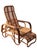 Mid-Century Adjustable Rattan Chaise Lounge with Retractable Footrest, Japan For Sale - Image 14 of 14