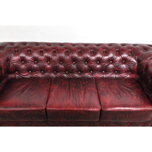 Vintage Chesterfield 3-Seater Sofa, 1970s For Sale - Image 11 of 14