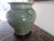 19th Century Celadon Jardiniere on Vintage Stand For Sale - Image 4 of 6