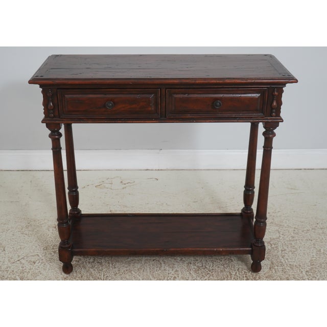 Age: Approx: 15 Years Old Details: Factory Distressed Castle Bromwich Collection Mahogany Dovetailed Drawer Construction...