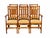 Bay Colony Antiques is delighted to offer for sale this exceptional vintage set of six 20th century quarter sawn oak...
