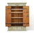 Folk Art Rustic Farmhouse Painted Bridal Cabinet, 1794 For Sale - Image 9 of 14