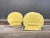 Very sweet pair of yellow sea shell vintage planters. These are in excellent vintage condition with some staining on the...