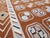 Mid 20th Century Galerie Shabab Collection Mid-20th Century Handmade Indian Dhurrie Large Room Size Carpet in Terracotta For Sale - Image 5 of 10