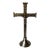 Standing Brass Crucifix, Also Known as an Altar Cross For Sale