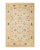 Vintage Traditional Hand Knotted Wool Area Rug, Ivory - 6'1" X 9'3" For Sale - Image 9 of 9