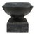 Metal Antique Fiske School Cast Iron Garden Urn C1900 For Sale - Image 7 of 9