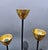 Brass Swedish Mid-Century Pair of Brass and Lacquered Steel Candelabra by Gunnar Ander For Sale - Image 8 of 9