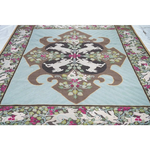 Contemporary Sumak Rug 8'0'' x 10'0'' For Sale - Image 9 of 12