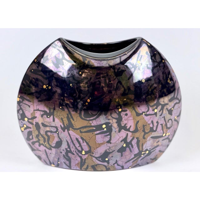 Postmodern Ceramic Vase from Steuler Design, 1980s For Sale - Image 10 of 10