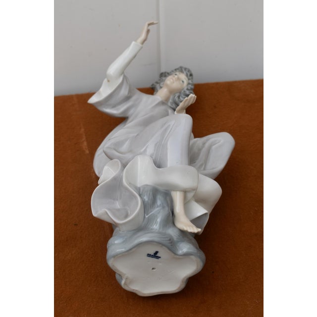 Lladro Porcelain Angel Figurine Retired 1976 Vintage Spain For Sale - Image 10 of 13