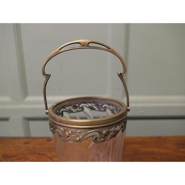 French Art Nouveau Personal Champaign Ice Bucket, 1890 For Sale - Image 3 of 8