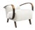 1950s Czech Wooden Armchair by J. Halabala For Sale